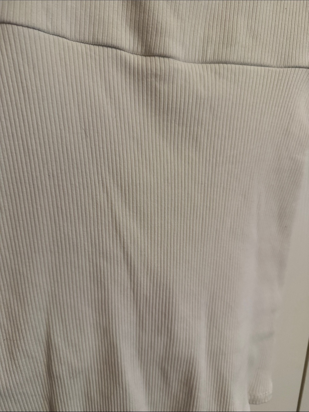 Victoria's Secret White Ribbed Square-Neck Mini - Picture 2 of 3
